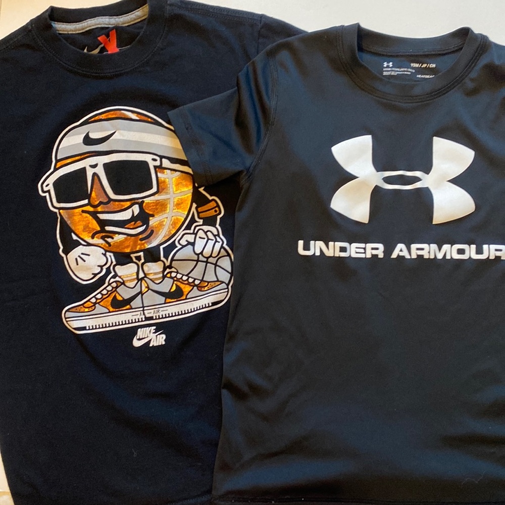 EUC Bundle of two T-shirts, Nike & Under Armor